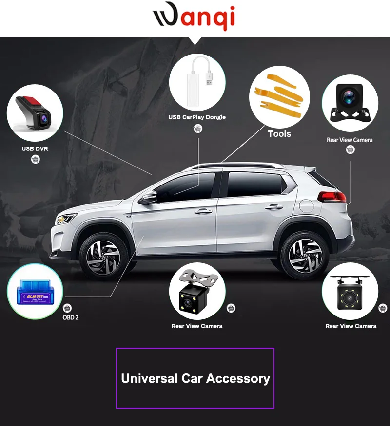 Cheap Android 8.1 CAR DVD 1din multimedia Navi system for Ford focus 2006-2014 car gps navigation stereo Wifi head unit 5