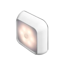 6 светодиодный светильник с датчиком движения PIR, светодиодный светильник с батареей, ночной Светильник для шкафа, гардероба, лестничного светильника, ночной Светильник для прихожей, для дома