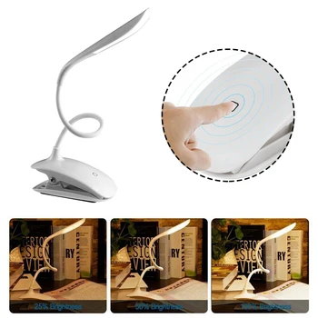 

Dimmable USB Recharge Touch Sensor LED Table Reading Light Desk Lamp