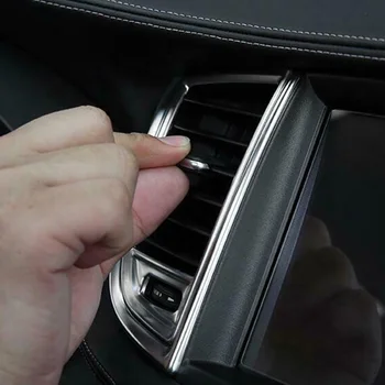 

Sliver Console L&R Air Outlets Vent Cover Trim 4pcs Newest Top Sale Protable