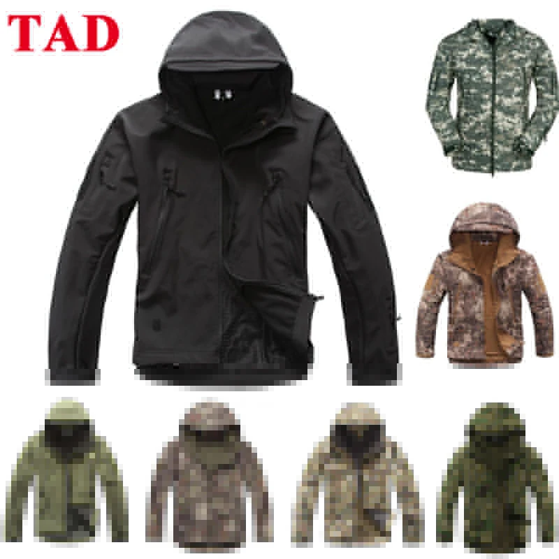 Тактическая куртка TAD Sharkskin Мужская Уличная одежда для охоты походов