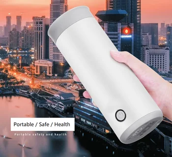 

Portable Mini Electric Kettle Water Thermal Heating Boiler Travel Stainless Steel Tea Pot Coffee Milk Boiling Cup