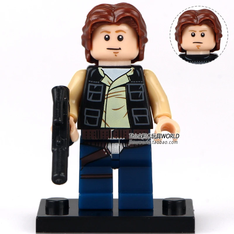 Singlesale Звездные войны Rogue One Young Han Solo 75159 Death star Leia Obi Wan minifig строительные блоки Дети