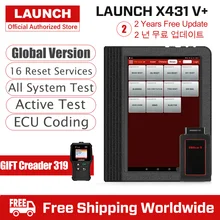 Launch X431 V Plus автомобильный диагностический сканер, автоматический диагностический инструмент, полная система диагностики, сканер автомобильной PK X 431 Pro 3 V 8