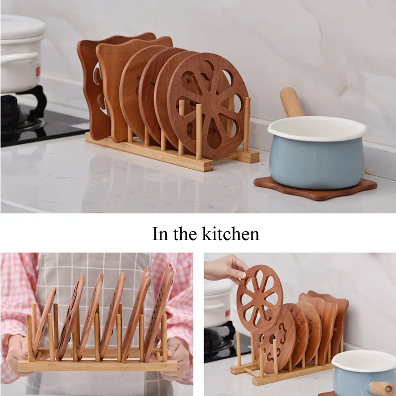

Hot salling fashion Bamboo and wood display stand show book plate tray and cup