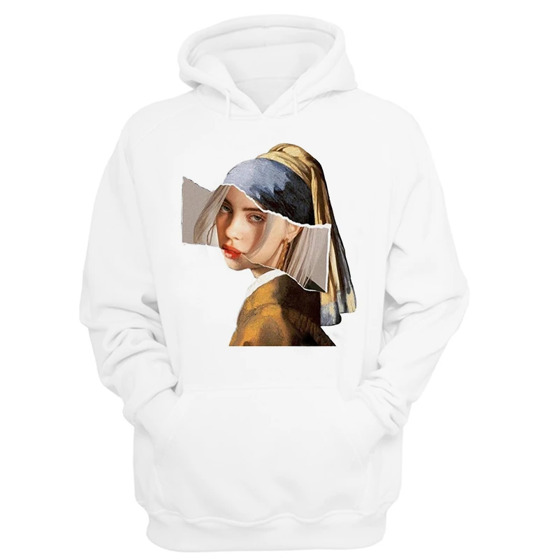 4025 Мужская одежда Billie Eilish Толстовка Женский свитшот Харадзюку корейская модная одежда 90s хип хоп Японская уличная винтажная - Цвет: 4025