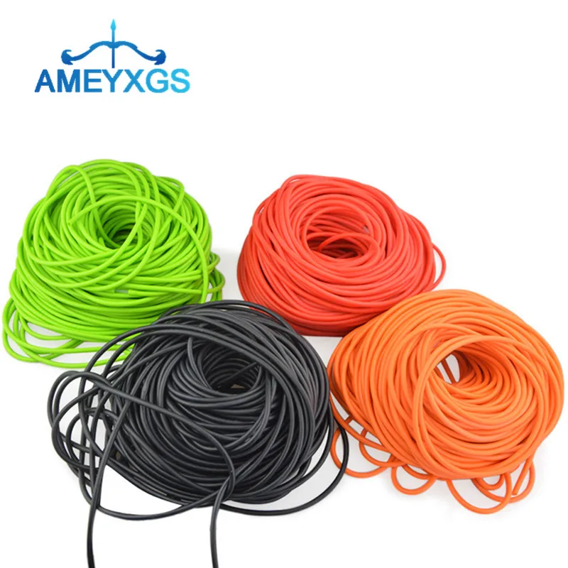 

5Meter Archery Peep Sight Replacement 1/8'' 1/4'' 3/16'' Hole Size Silicon Tubing Rubber Tube For Hunting Shooting Accessories