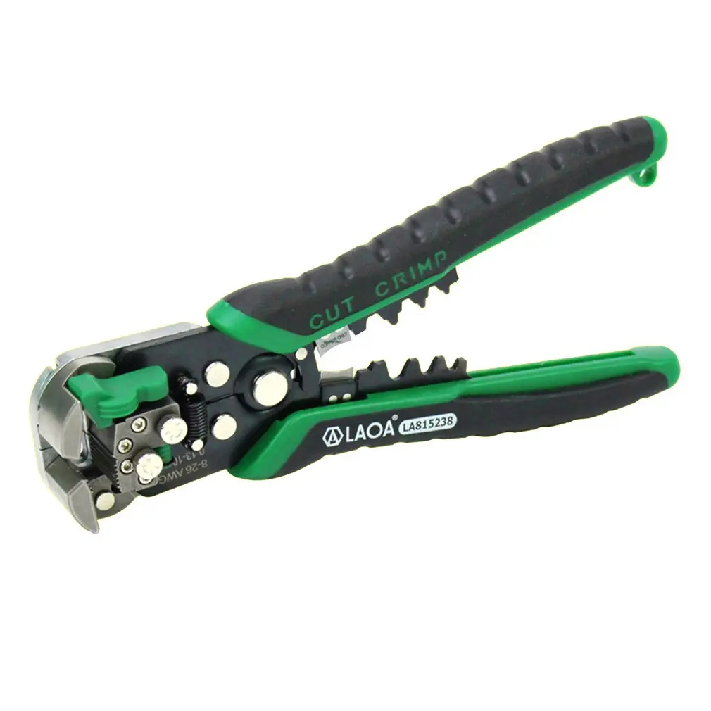 

LAOA Automatic Wire Stripper Tools Wire Cutter Electrical Cable Stripping Tools For Electrician Crimpping with 2 Springs