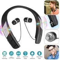 Bluetooth LZ-6 LZ-5 5.0 Neckband Headset Wireless Earphone Speaker Headphone Waterproof Sport Headset With Mic NoiseCancelling - Image 2