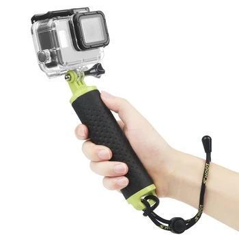 

Waterproof Floating Hand Grip Handle Mount Float accessories Antislip Sport Floaty Bobber for GoPro Hero Sjcam Xiaoyi camera