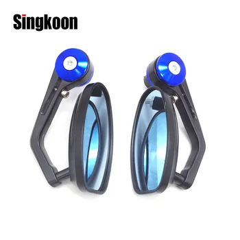 

Motorcycle Accessories Mirror Vintage cafe racer Scooter Rearview Side Mirrors FOR gsxr 1100 cbr1000f honda xr250 dio af18