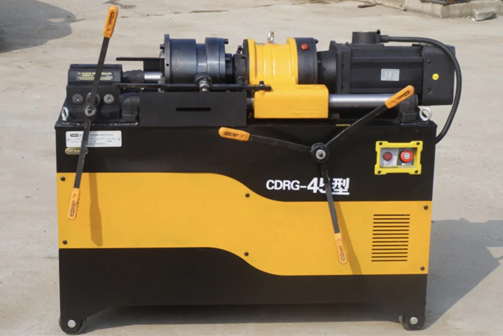 

16-40mm Rebar Threading Fully Automatic steel Rebar Straight Thread Stripping Construction Machinery Rebar Rolling Machine