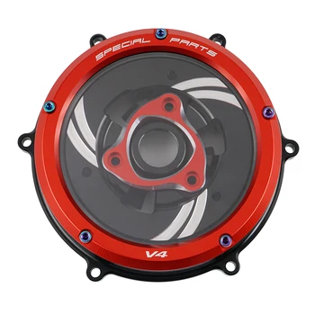 

NICECNC Clutch Protector Guard for Ducati Panigale V4S V4 2018 2019 Motorcycle Accessories Parts Red Black Gold Clutch Cover