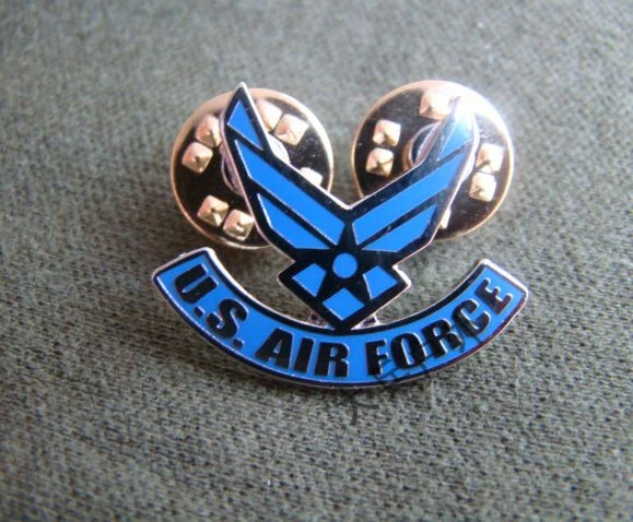 

US AIR FORCE WINGS LAPEL PIN TIE TACK SMALL BADGE