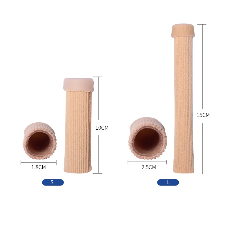 1PCS Silicone Gel Finger Toe Protector Caps Separator Corrector Tube Cover Sleeves for Pain Relief Blister Guard Foot Care Tools