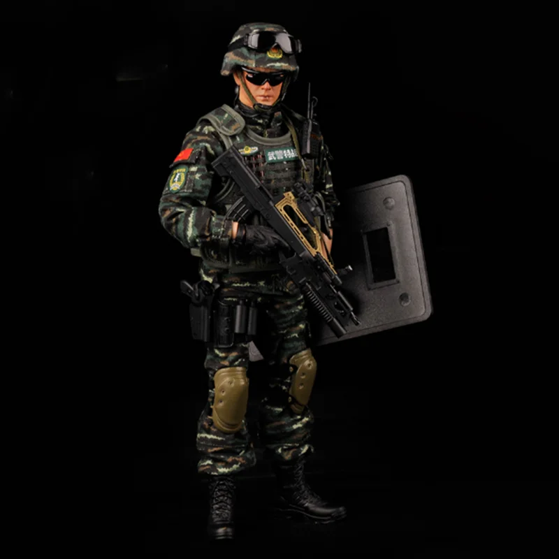 1/6 солдатская модель KADHOBBY Миссия мира китайский полицейский Солдат модель шарнирного подвижного мультиоружейного набора аксессуаров модель игрушки