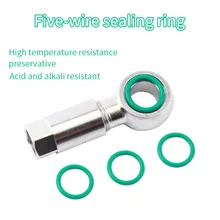 

10PCS Bike Brake Hose Fitting Insert End O Ring Hydraulic Disc Brake Oil Seal Sealing Ring Bicycle Accessories