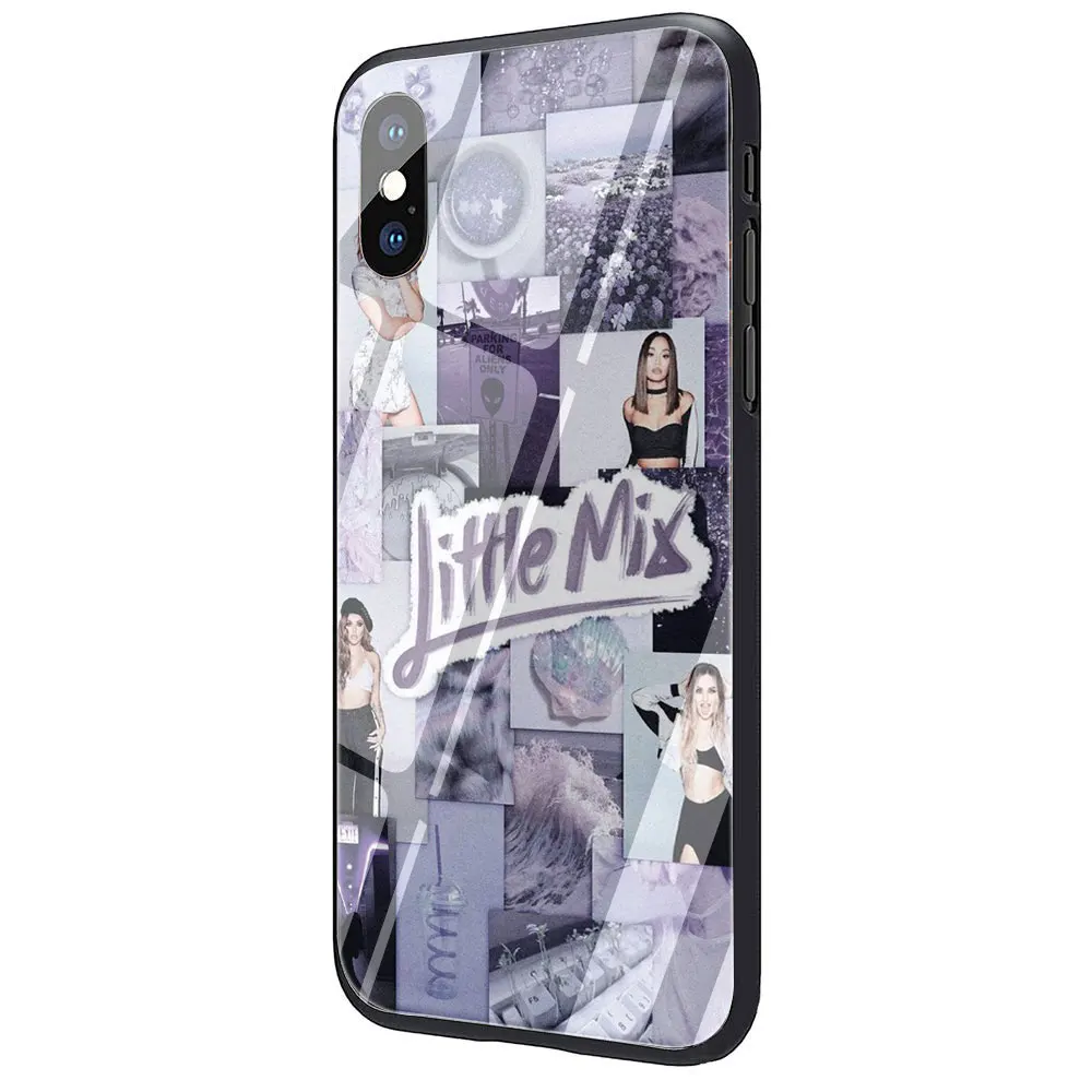 G7 Чехол для телефона Little Mix из закаленного стекла для iPhone 11 Pro 6 6S Plus 7 8 Plus X XS XR XS Max - Цвет: G7