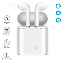 I7s TWS наушники 5,0 Bluetooth наушники Беспроводная гарнитура с микрофоном для iPhone 11 Pro Max XS 8 7 6 6S все Andriod телефон