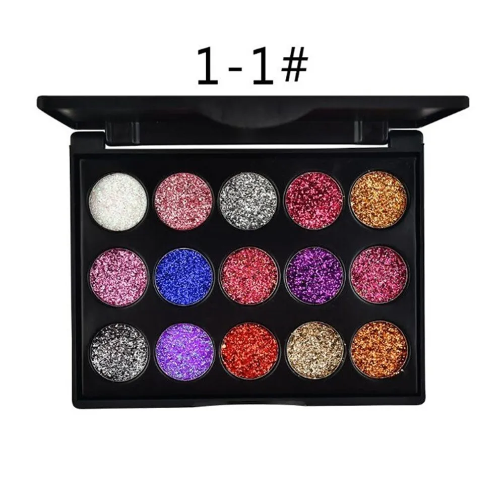 5 Color Glitter Eye Shadow Pallete Pigment Professional Eye Makeup Palette Long-lasting Make Up Eyeshadow Palette Maquillage - Цвет: 1-1