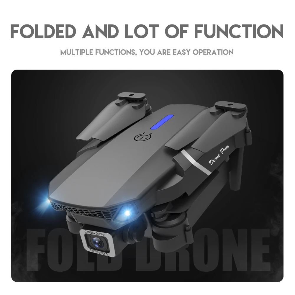 2021 NEW E525 drone 4k 1080P HD wide-angle dual camera WIFI FPV positioning height keep Foldable RC Helicopter Dron Toy Gift , Hbea9a593c48349efa6fd3efc4c90ef79C