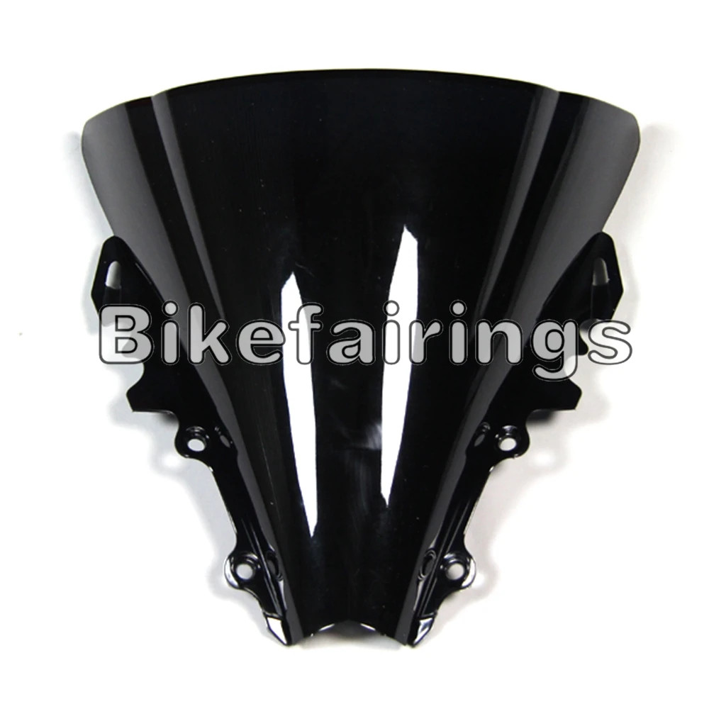 Мотоциклы ветровое стекло ABS лобовое стекло для Yamaha YZF-600 R6 2006 2007 06 07 R6 черный прозрачный синий ветровое стекло - Color: Black