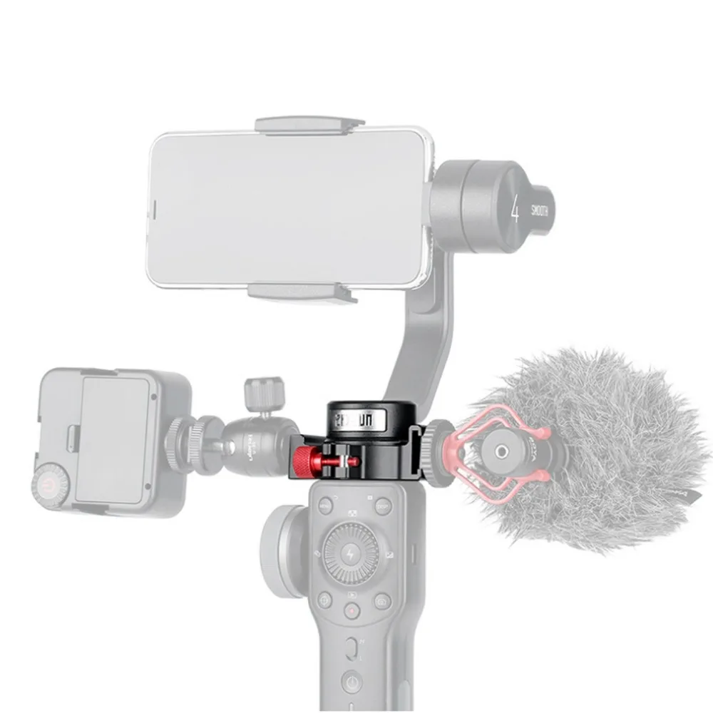Удлинительное Монтажное кольцо с резьбой 1/4 для Zhiyun Smooth 4 стабилизатор телефона