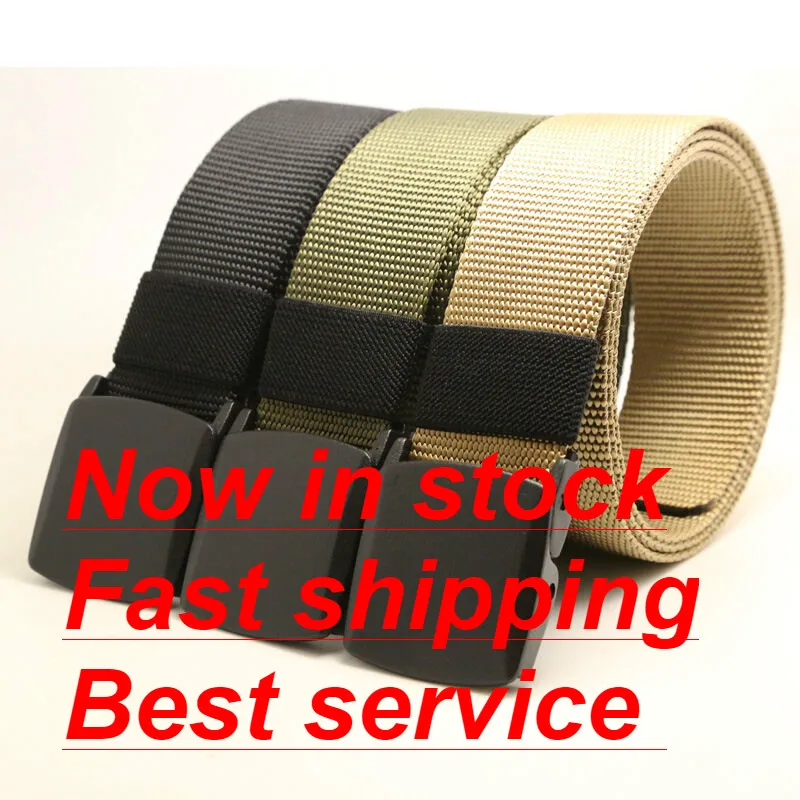 

Nylon Canvas Breathable Military Tactical Men Waist Belt With Plastic Buckle