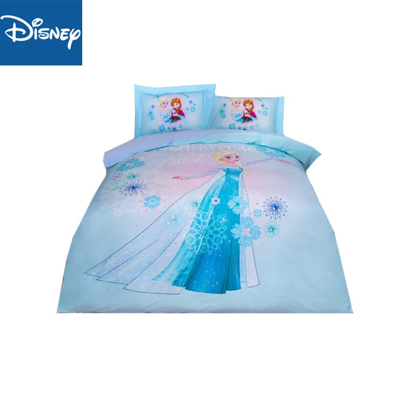 

Frozen Elsa Princess comforter bedding set cotton queen size bed sheets duvet covers for girls room single bedspread hot sale