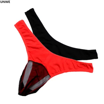 

Brand See Through Men Pouch Thong Sexy Men Mesh Thong Briefs Gay Men Bikini Underwear G String Homme Lovers Valentine's Day Gift
