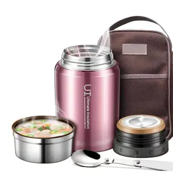 

Stainless Steel Stewed Beaker Smoldering Pot Super Long Insulation Lunch Box Stew Pot Stew Pot Stew Lunch Box Tiffin Box Bento
