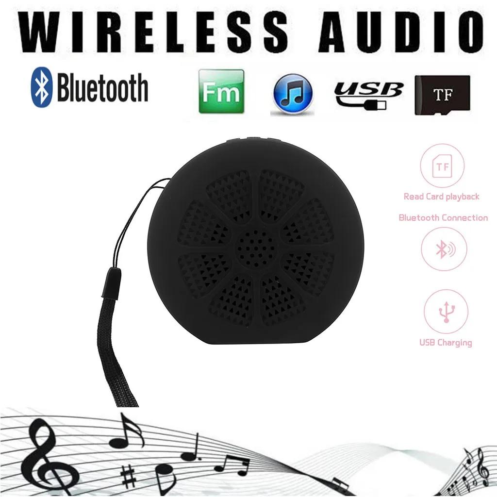 Портативный мини беспроводной динамик плеер USB Радио Fm Mp3 Bluetooth динамик портативный Открытый громкий динамик аудио музыкальный плеер динамик