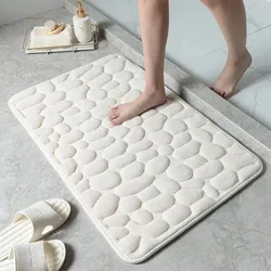 Super Absorbent Floor Mat Non-Slip Bath Mats Bathroom Carpets Soft Toilet Floor Faux Rabbit Hair Rugs FSuper Absorbent Floor Mat