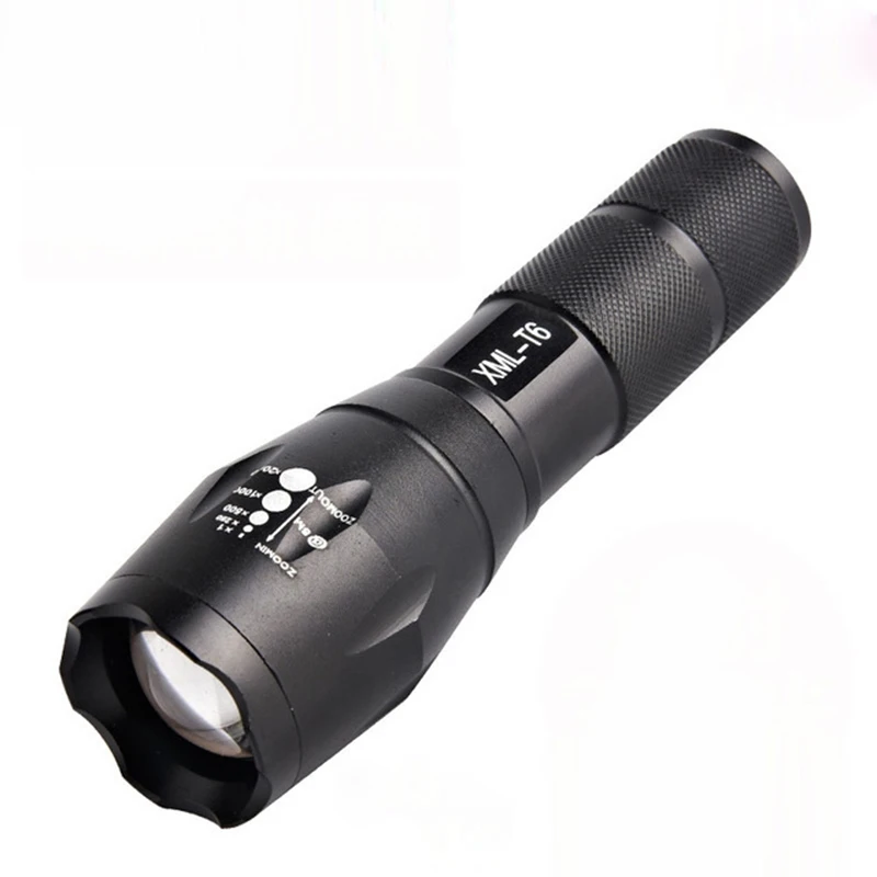 Led flashlight Ultra Bright torch T6 Camping light 5 switch Modes waterproof Zoomable Bicycle Light use 18650 battery