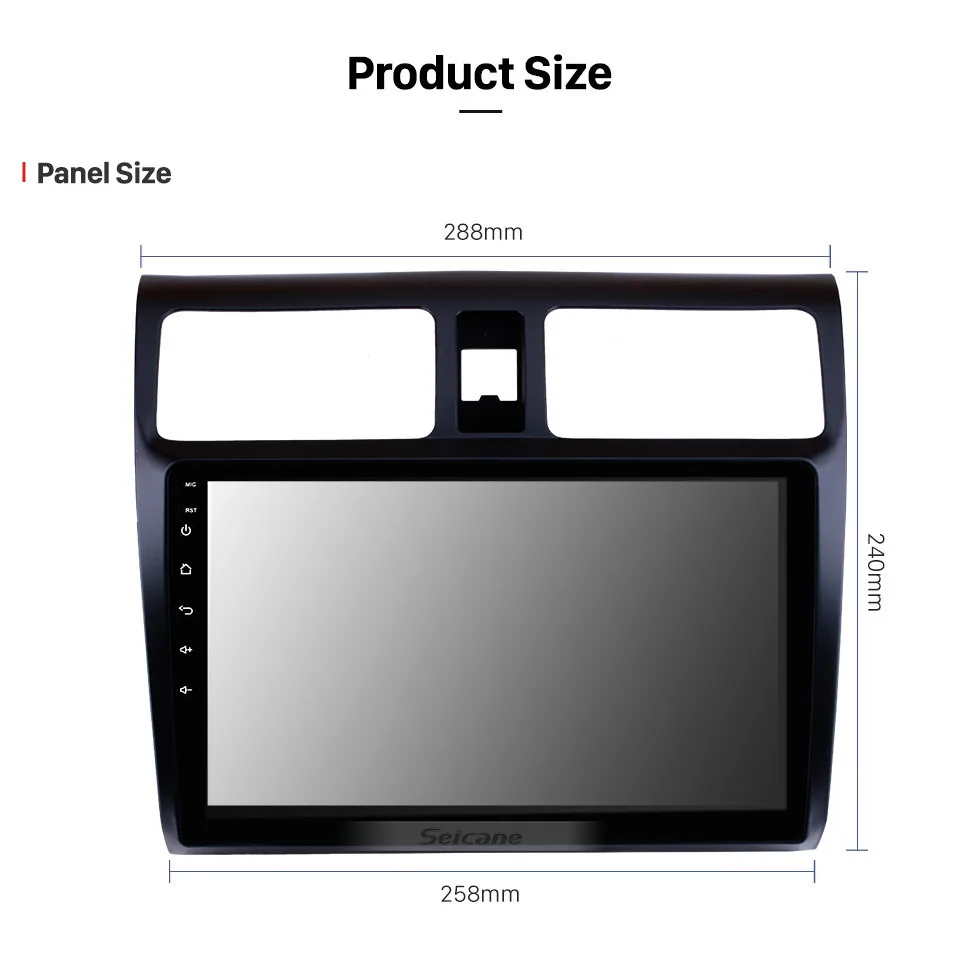 Perfect Seicane 10.1" Android9.0 Car Stereo Radio GPS HD 1+16GB For Suzuki Swift 2005 2006 2007 2008 2009 2010 Head Unit Support DVR RDS 15 Perfect Seicane 10.1" Android9.0 Car Stereo Radio GPS HD 1+16GB For Suzuki Swift 2005 2006 2007 2008 2009 2010 Head Unit Support DVR RDS 15