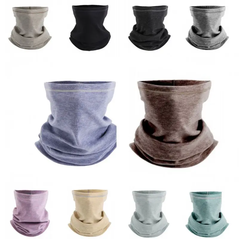 

Outdoor Unisex Sports Autumn Winter Fashion Concise Warm Wool Necklace Bib Head Riding Cycling Thickening Face Mask NEW