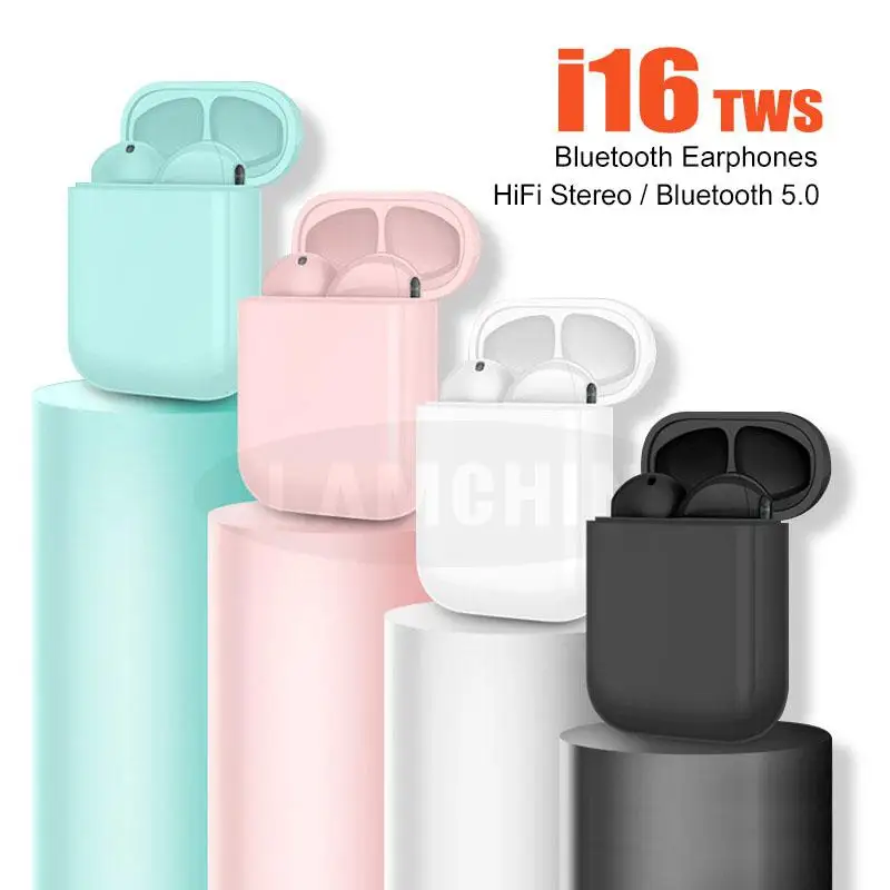Hobbylan I16 TWS наушники Bluetooth 5,0 версия сенсорный экран Совместимость для всех мобильных телефонов с поддержкой Bluetooth