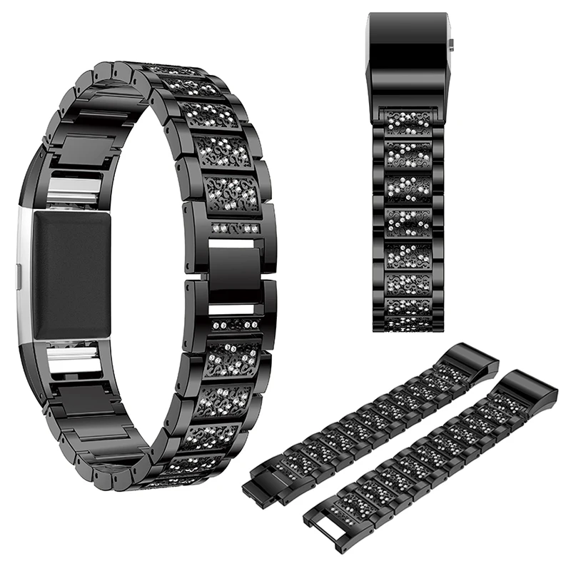 1 шт. Сменный ремешок для Fitbit Charge 2 прочный ремешок для Fitbit Charge 2 браслет из нержавеющей стали сменный ремешок для наручных часов