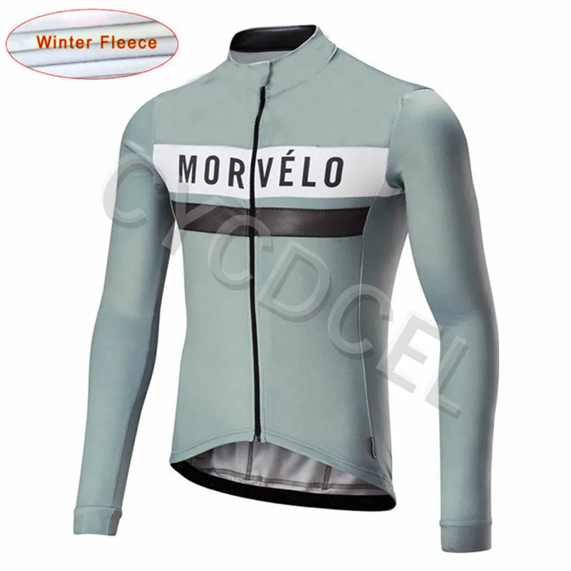 Morvelo, зимняя мужская велосипедная Джерси,, профессиональная команда, длинный рукав, термо флис, MTB, велосипедная одежда, Майо, Ropa Ciclismo Hombre