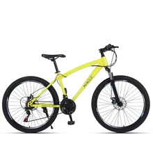  26 Inch Variable Speed Adult Mountain Bike with 27 Speeds Disc Brakes and Lock Out Front Suspension 