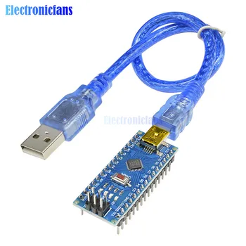 

Nano V3.0 3.0 Mini USB Driver ATmega328 ATmega328P 5V 16M Micro Controller Board CH340 For Arduino Usb Cable Replace FT232RL ISP