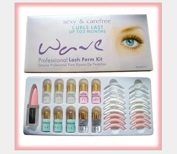 Eyepads Mini Ciglio Lozione Perm Ciglia Perm Onda Eccellente Lash Perm Kit Ciglio Onda Lotion Durare Fino A 3 Mesi, Lozione Permanente