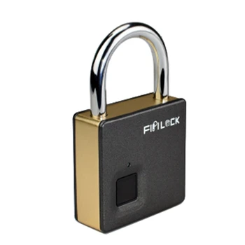 

Fipilock Smart Lock Keyless Fingerprint Lock IP65 Waterproof Anti-Theft Security Padlock Door Luggage Case Lock with Key & Cable