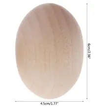 Имитация яиц из натурального дерева ручное граффити окрашенное Упражнение DIY креативное пасхальное яйцо детская развивающая игрушка PXPA