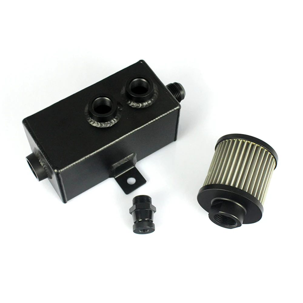 

1L/2L Oil Catch Can Reservoir Tank with Breather Filter Baffled Reservoir Tank Car Styling for Chevy Ford Focus BMW