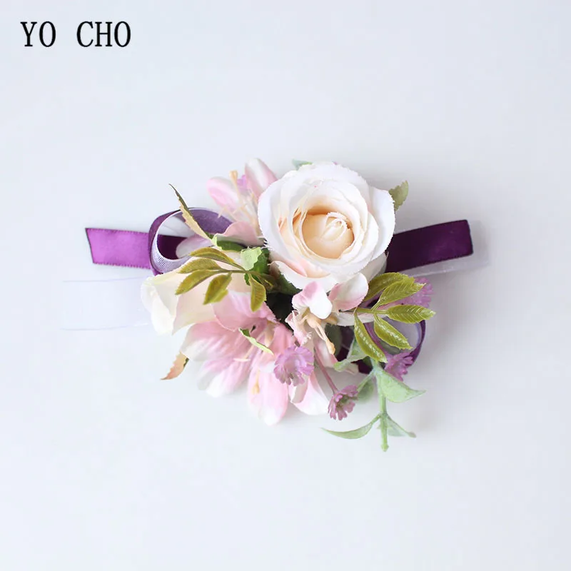 Wrist flower bracelets for bridesmaids (46)