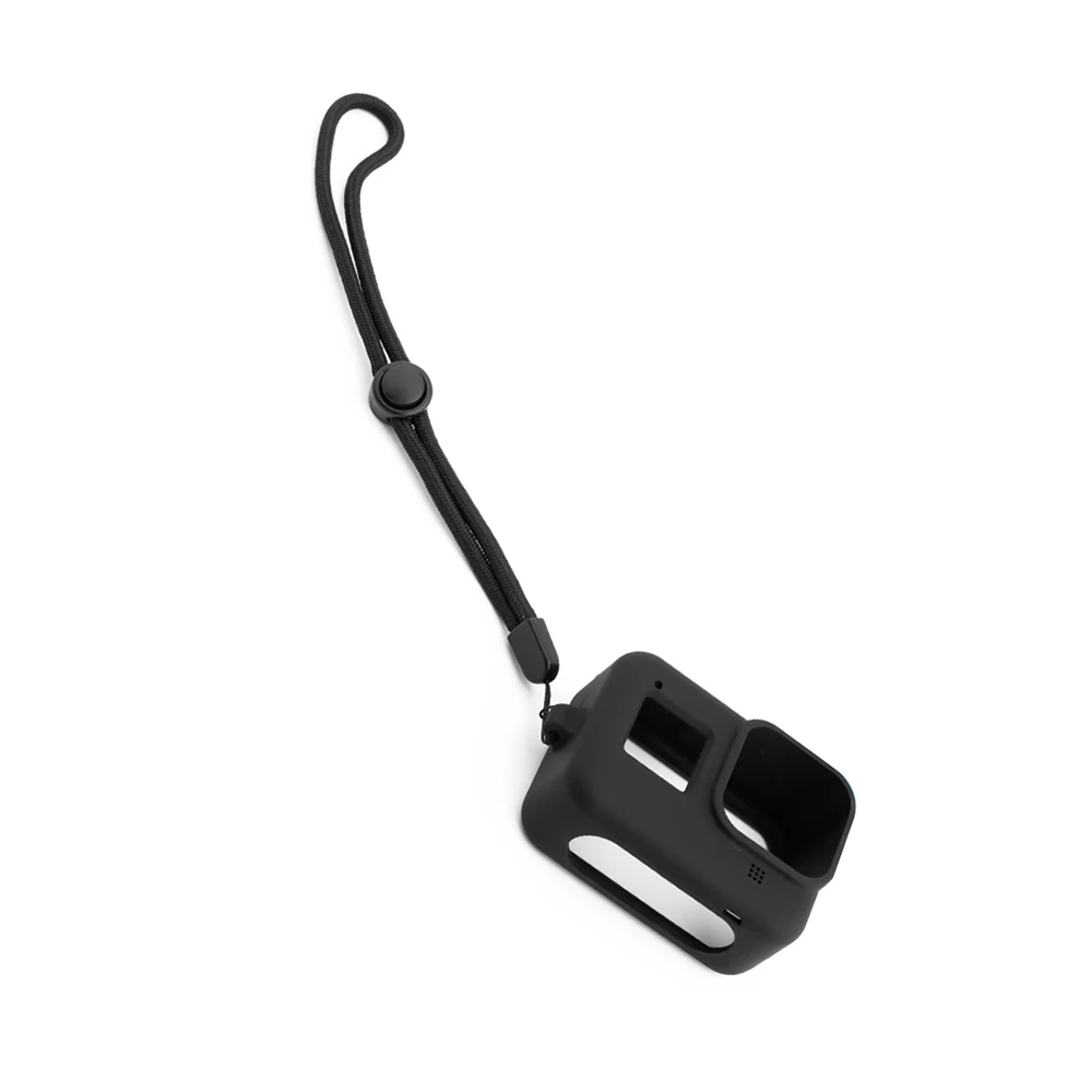 Силиконовый чехол для Gopro Hero 8, черный чехол, защитный чехол для Gopro 8, аксессуары для экшн-камеры
