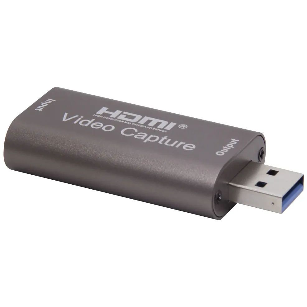 4K Video Capture Card USB 3.0 USB2.0 HDMI-compatible Grabber Recorder For PS4 Game DVD Camcorder Camera Recording Live Streaming video capture adapter