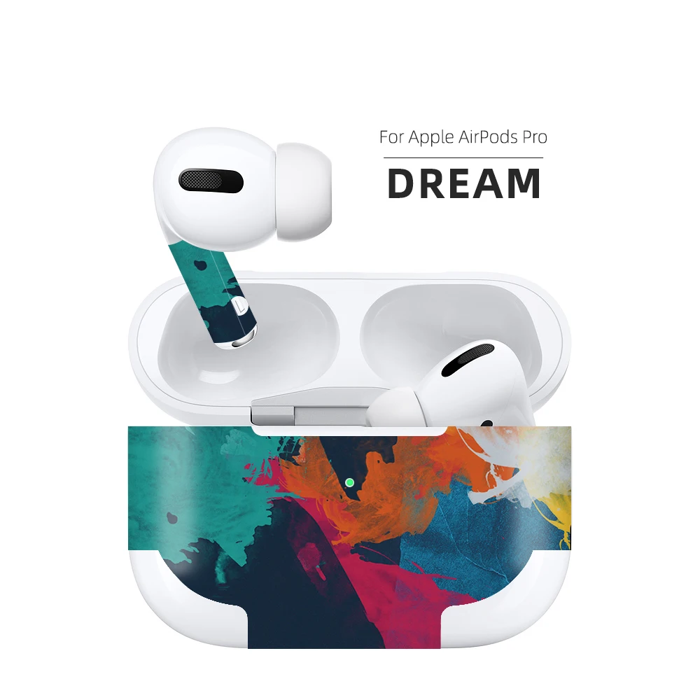 Grogeous защита от пыли для Apple AirPods профессиональная защитная пленка для Air pods pro 3 2 1 чехол наклейка для airpods 3 защитный чехол - Цвет: A Dream Airpods 3