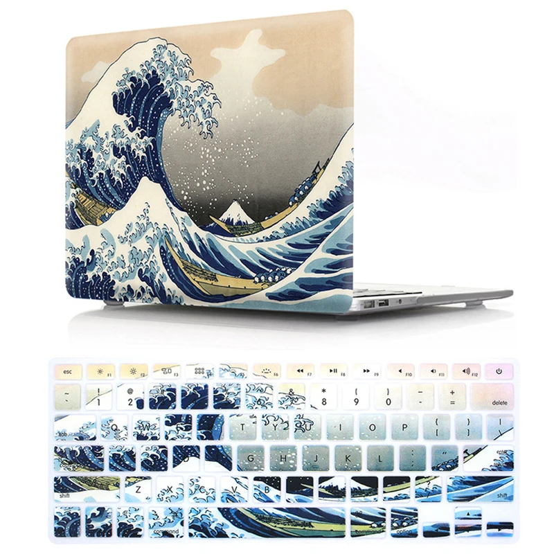 Жесткий чехол для ноутбука с рисунком HD MacBook Air Pro Retina 12 13 15 16 4 3 дюйма крышкой